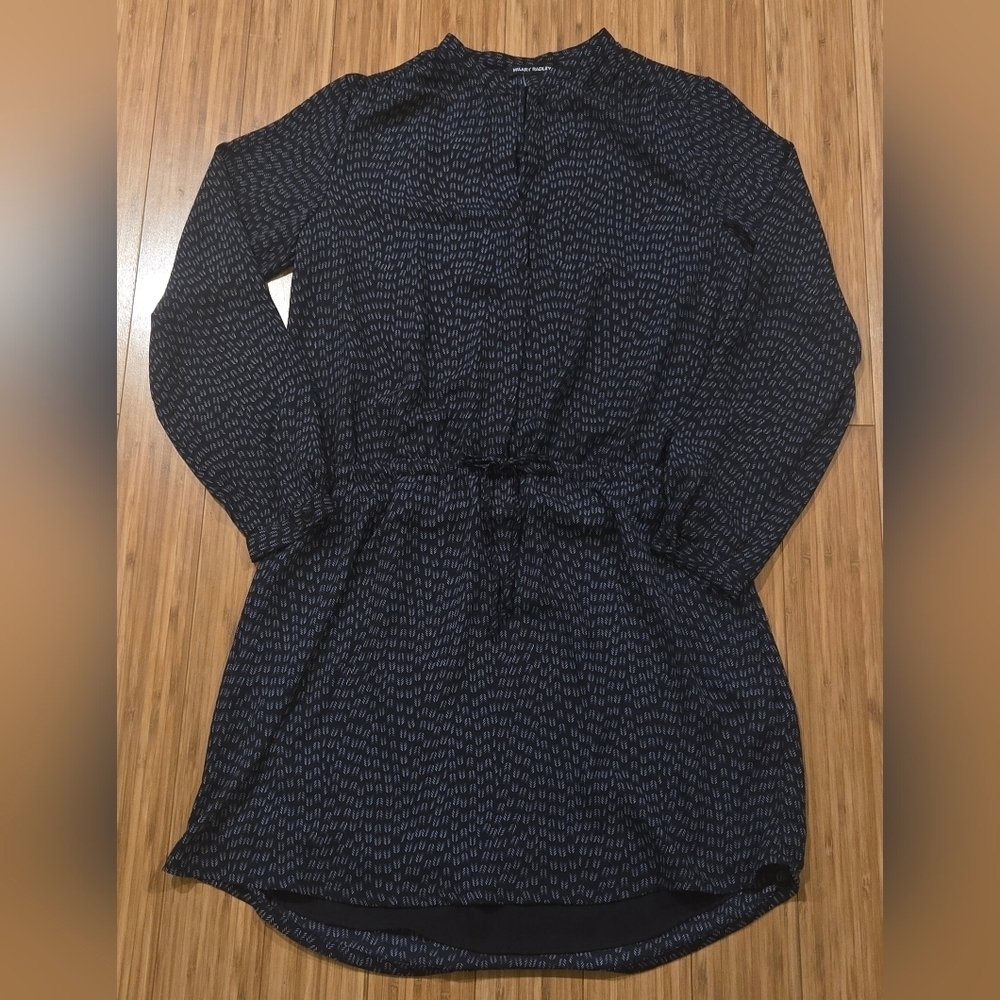 NWOT Hilary Radley Navy Long Sleeve Dress